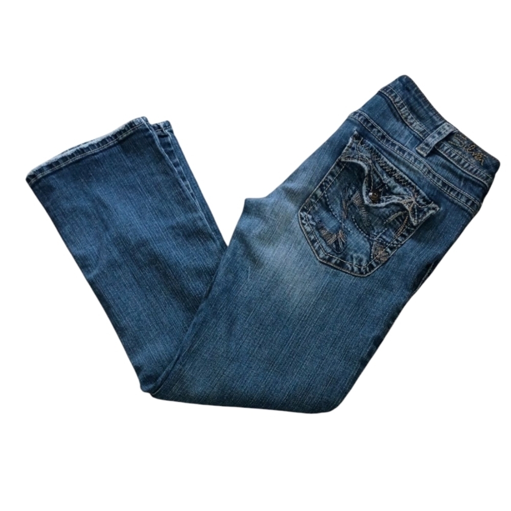 Silver Pioneer Flood Jeans Size 30